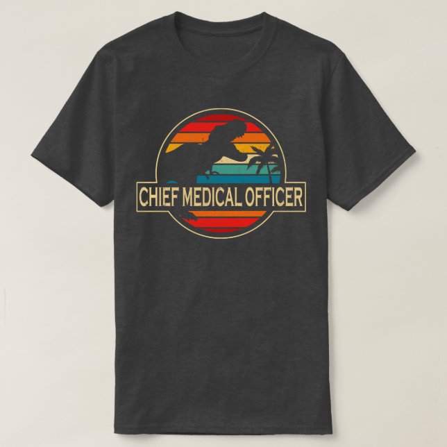 Camiseta Director Médico Dinosaur (Diseño del anverso)