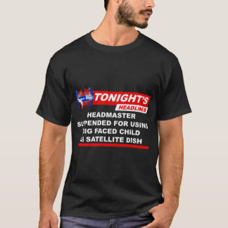 Camiseta Director Suspendido Niño Cara Grande Disco Satélit