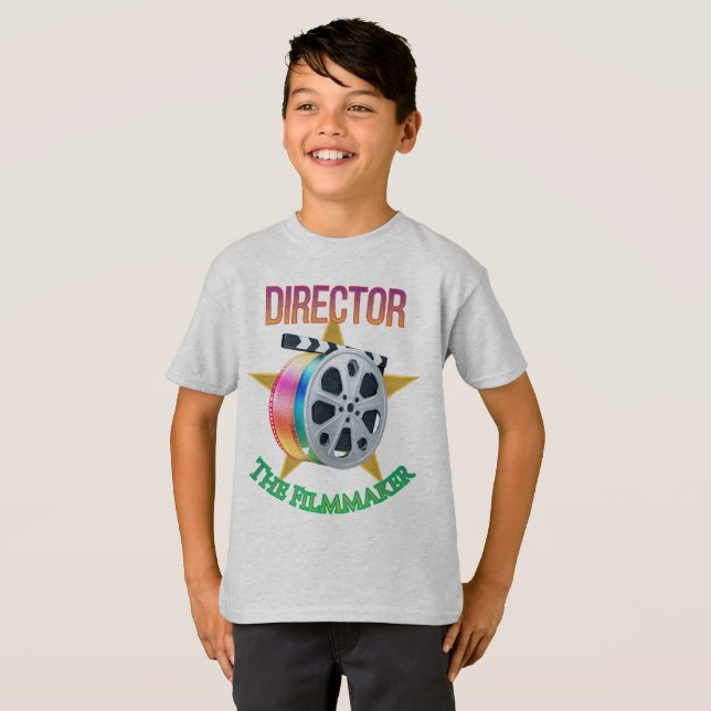 Camiseta Director - The Filmmaker Boy's T-Shirt (Anverso completo)
