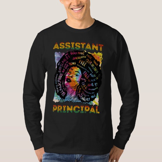 Camiseta Directora Adjunta de la profesora africana Edu (Anverso)