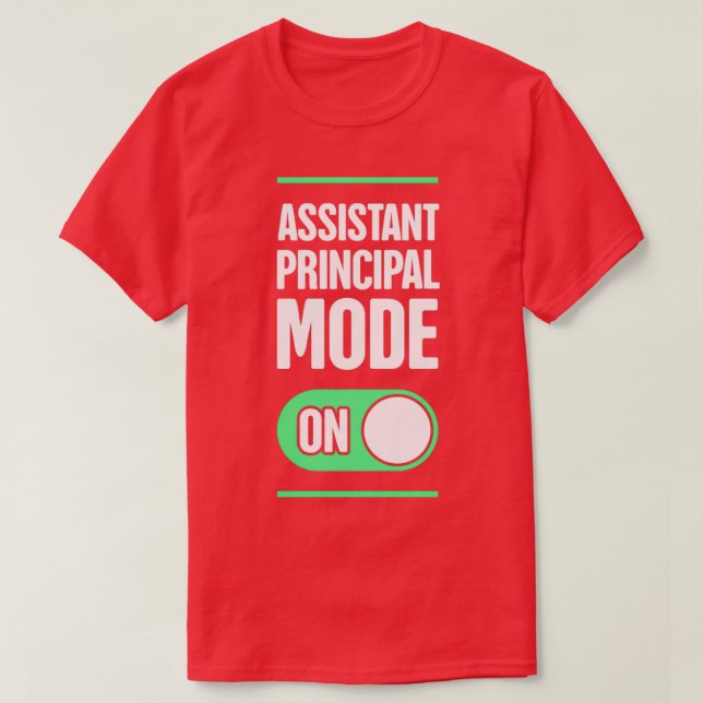 Camiseta Directora de asistente escolar divertida en modo (Diseño del anverso)