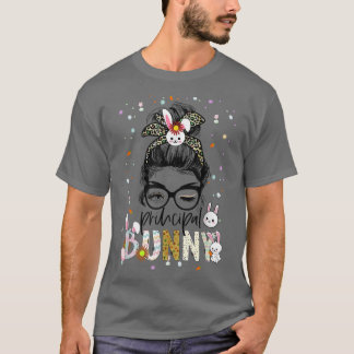 Camiseta Directora de Bunny Leopard Messy Bun School Direct