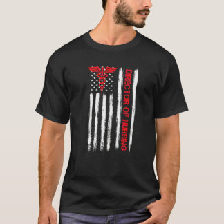 Camiseta Directora de Enfermería de Bandera Estadounidense