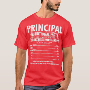Camiseta Directora de la Escuela Principal de Hechos Nutric