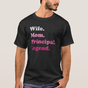 Camiseta Directora o administradora de escuela Mamá esposa 