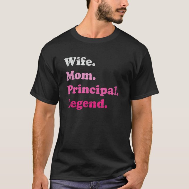 Camiseta Directora o administradora de escuela Mamá esposa  (Anverso)