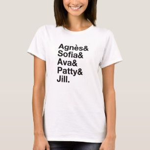 Camiseta Directores de cine vol.1: Agnès Sofía Ava Patty 