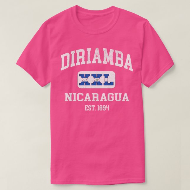 Camiseta Diriamba Nicaragua XXL Diseño atlético 1 (Diseño del anverso)