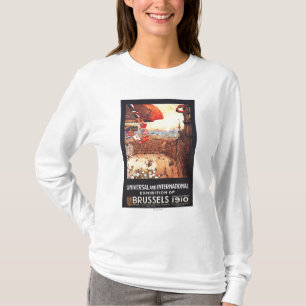 Camiseta Dirigible de Lebaudy con las banderas del mundo en