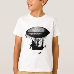 Camiseta Dirigible del pirata de Steampunk