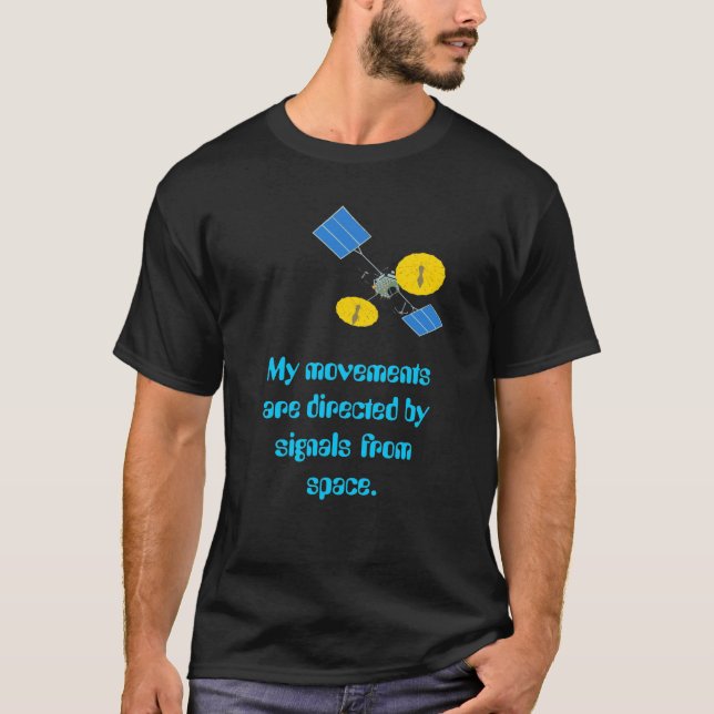 Camiseta Dirigido de espacio (Anverso)