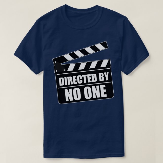 Camiseta Dirigido por nadie (Diseño del anverso)