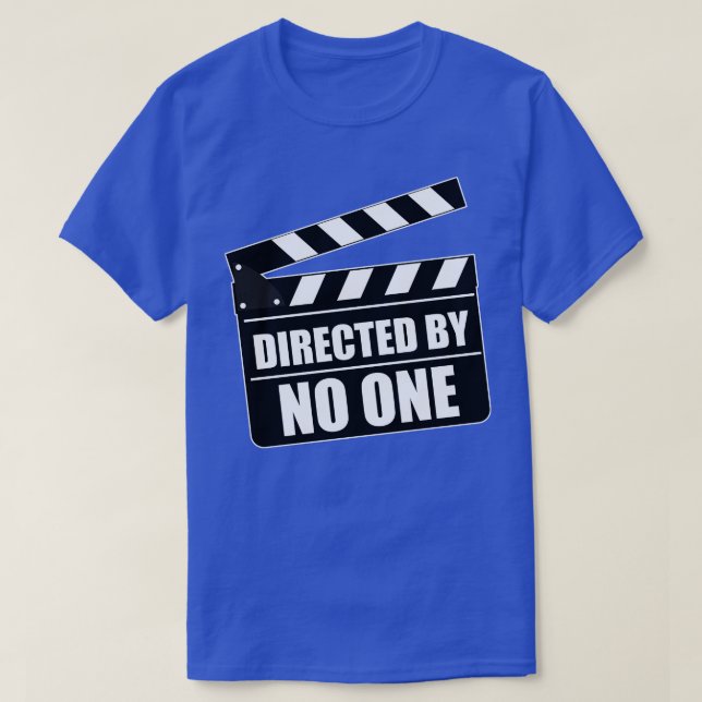 Camiseta Dirigido por nadie (Diseño del anverso)