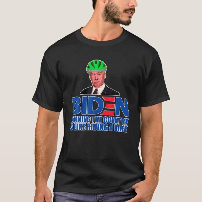 Camiseta Dirigir El País Es Como Montar En Bicicleta (Anverso)