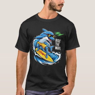 Camiseta DIRIGIR LA OLA - Gráfico de Wave Surf