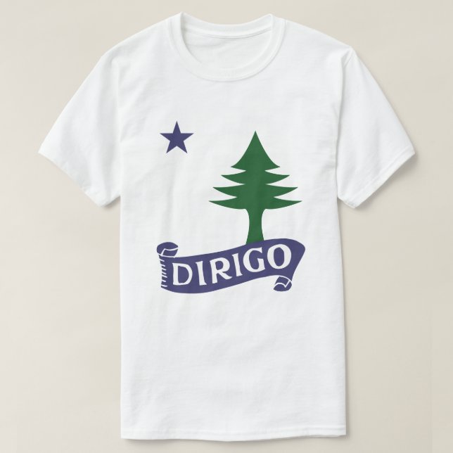 Camiseta Dirigo / Bandera principal de 1901 (Diseño del anverso)