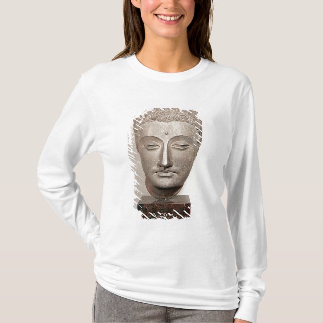 Camiseta Dirija de una estatua del Buda, de (Anverso)