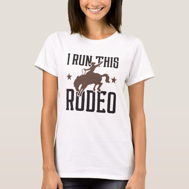 Camiseta Dirijo este rodeo (Anverso)