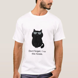 Camiseta Dirijo la casa - Gato Lindo