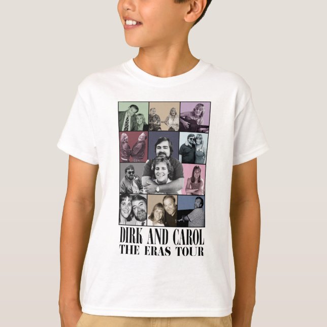 Camiseta Dirk & Carol Eras Celebración Tee de los niños (Anverso)