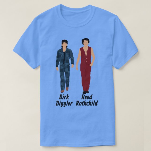 Camiseta Dirk Diggler Reed Rothchild (Diseño del anverso)
