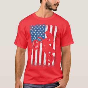 Camiseta Dirt Bike Bandera Americana Motocross Biker 4 de j