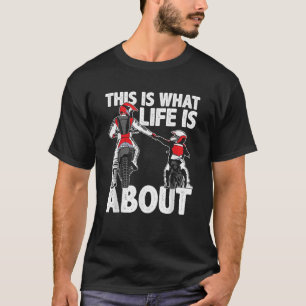 Camiseta Dirt Bike Dad Motocross Motocross Motociclista Pad
