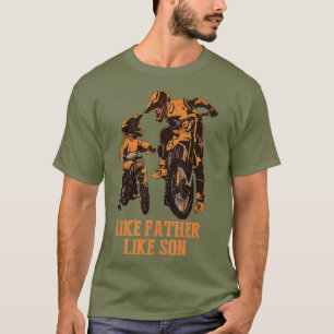 Camiseta Dirt Bike Dad Motocross Motorcycle FMX Biker y