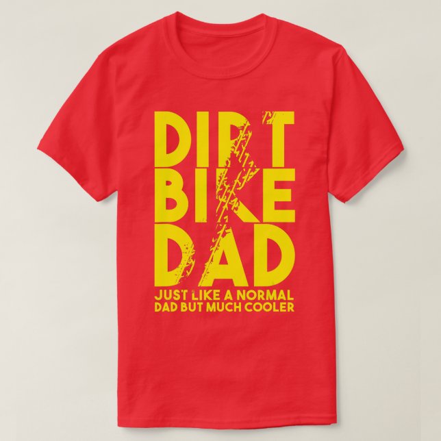 Camiseta Dirt Bike Dads Motocross Biker Motorbike Motorist (Diseño del anverso)