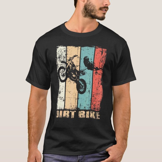 Camiseta Dirt Bike Design Dirt Jump Motocross (Anverso)