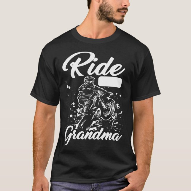 Camiseta Dirt Bike Grandmother  Mx Motocross Dirt Biking Gr (Anverso)