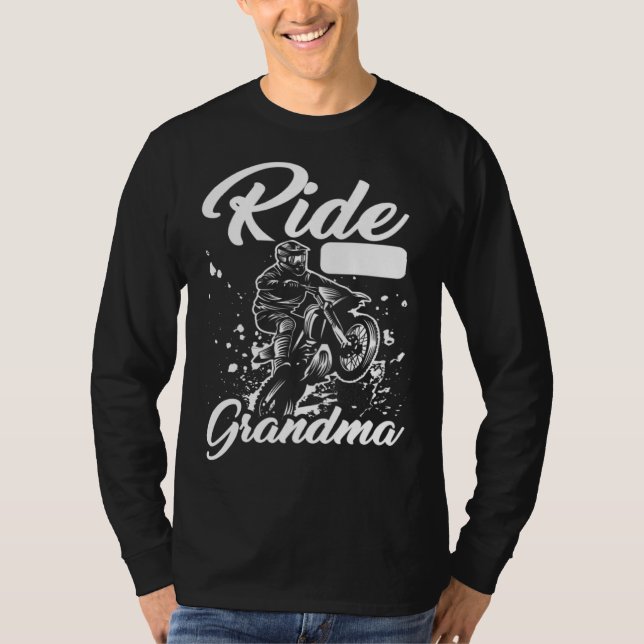 Camiseta Dirt Bike Grandmother  Mx Motocross Dirt Biking Gr (Anverso)