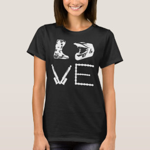 Camiseta DIRT BIKE LOVE Bike Motocross Enduro