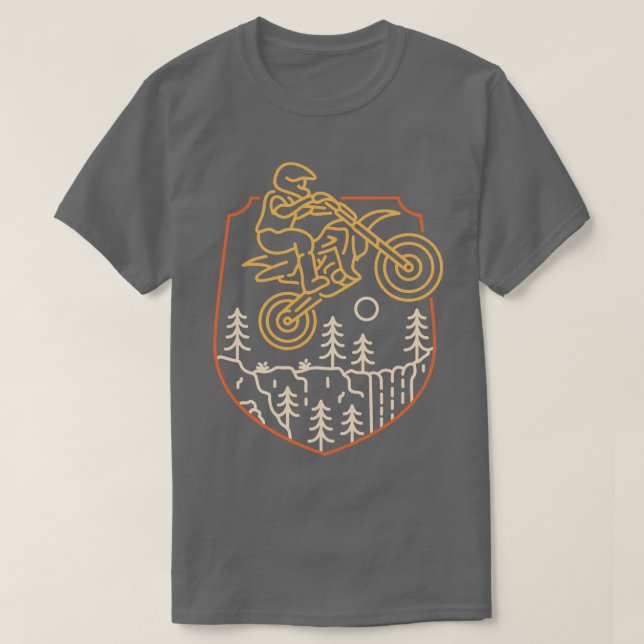 Camiseta Dirt Bike Motocross (Diseño del anverso)