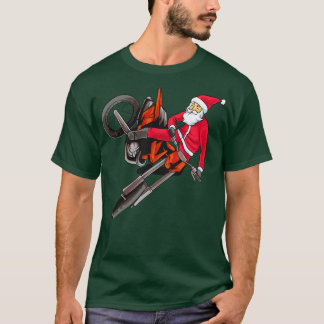 Camiseta Dirt Bike Motocross Freestyle Santa Navidades