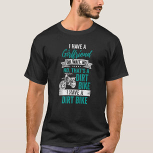 Camiseta Dirt Bike Motocross MX Rider Girlfriend Off Road R