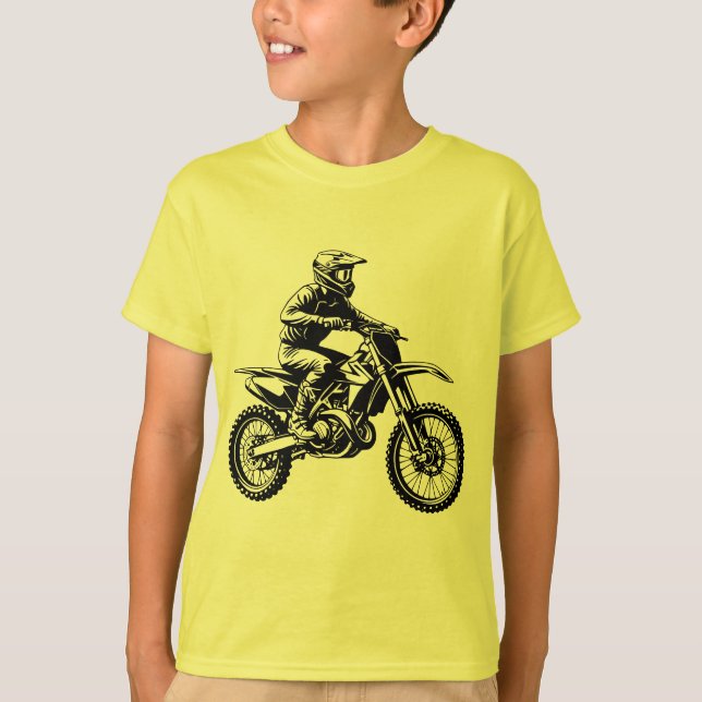Camiseta Dirt Bike Rider  (Anverso)
