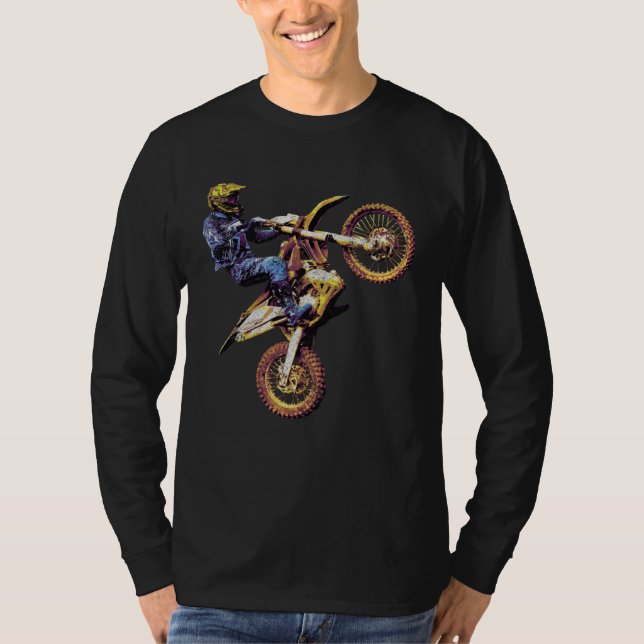 Camiseta Dirt Bike Rider Enduro Motocross Racing (Anverso)