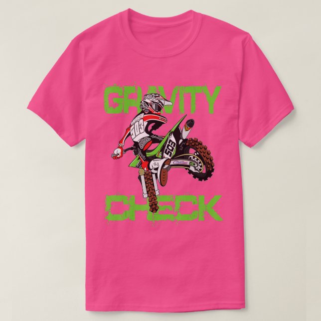 Camiseta Dirt Bike Rider Motocross (Diseño del anverso)