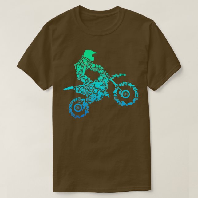 Camiseta Dirt Bike Rider Motocross Enduro Dirt Biking Gift  (Diseño del anverso)
