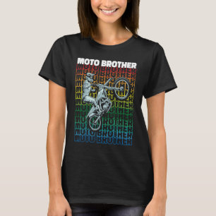 Camiseta Dirt Biking Brother Biker Mx Motocross Bike Moto B