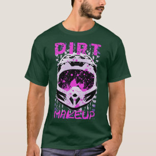 Camiseta Dirt Makeup Dirt Bike Helmet