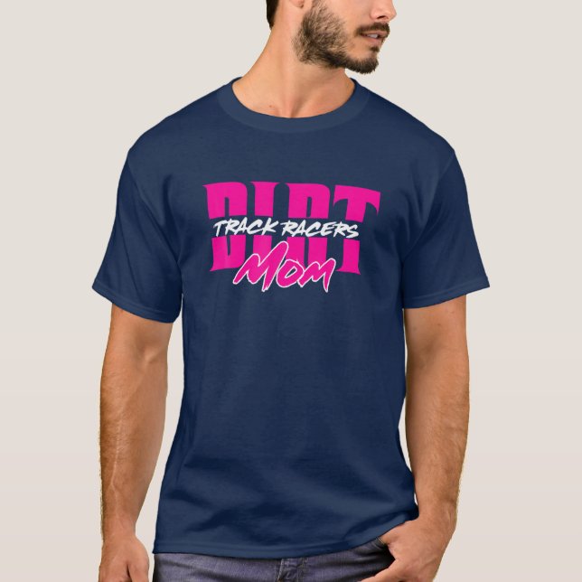 Camiseta Dirt Track Carreras Racers Mom (Anverso)