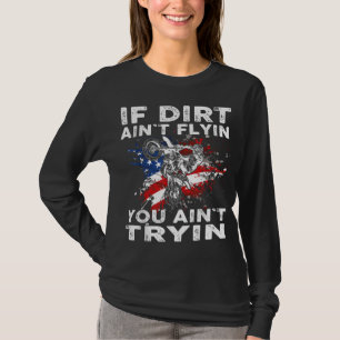 Camiseta Dirtbike Motocross MX Si suciedad santa flyin uste