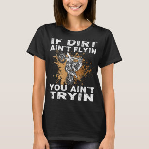 Camiseta Dirtbike Motocross MX Si suciedad santa flyin uste
