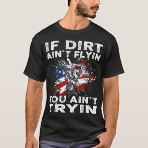 Camiseta Dirtbike Motocross MX Si suciedad santa flyin uste