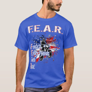 Camiseta Dirtbike Motocross Olvídate de todo y monta MX U