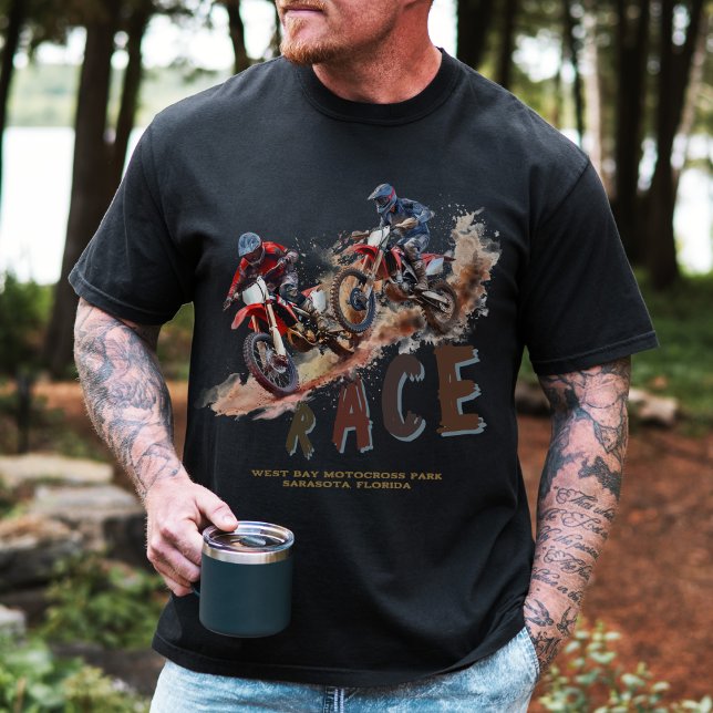 Camiseta Dirtbikes Carreras Motocross Race Park Textos (Subido por el creador)