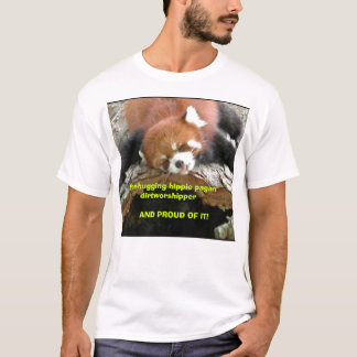 Camiseta Dirtworshipper del pagan del hippie de Treehugging