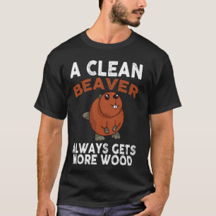 Camiseta Dirty Funny Adult Clean Beaver
